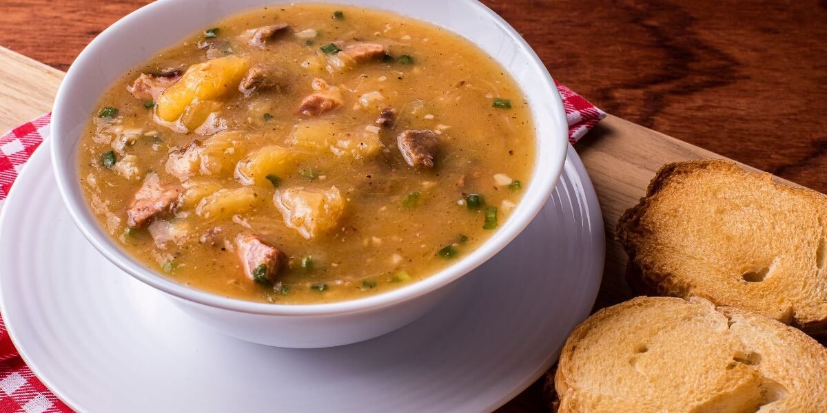 receita de caldo de mandioca