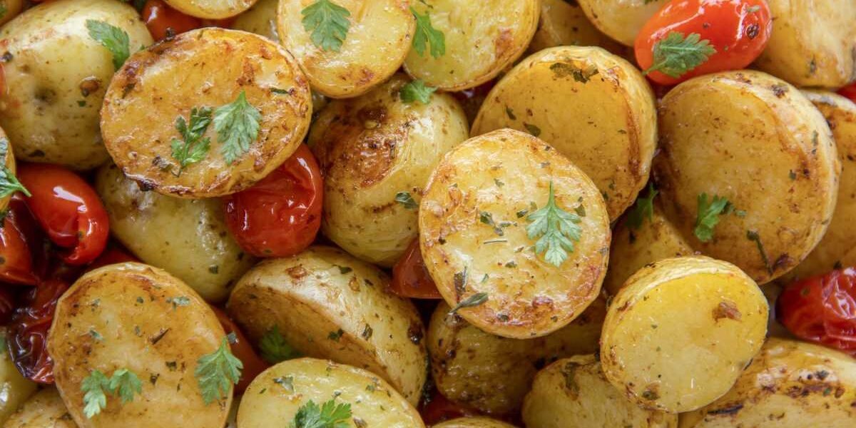 Batata Rústica com Ervas e Maionese Temperada