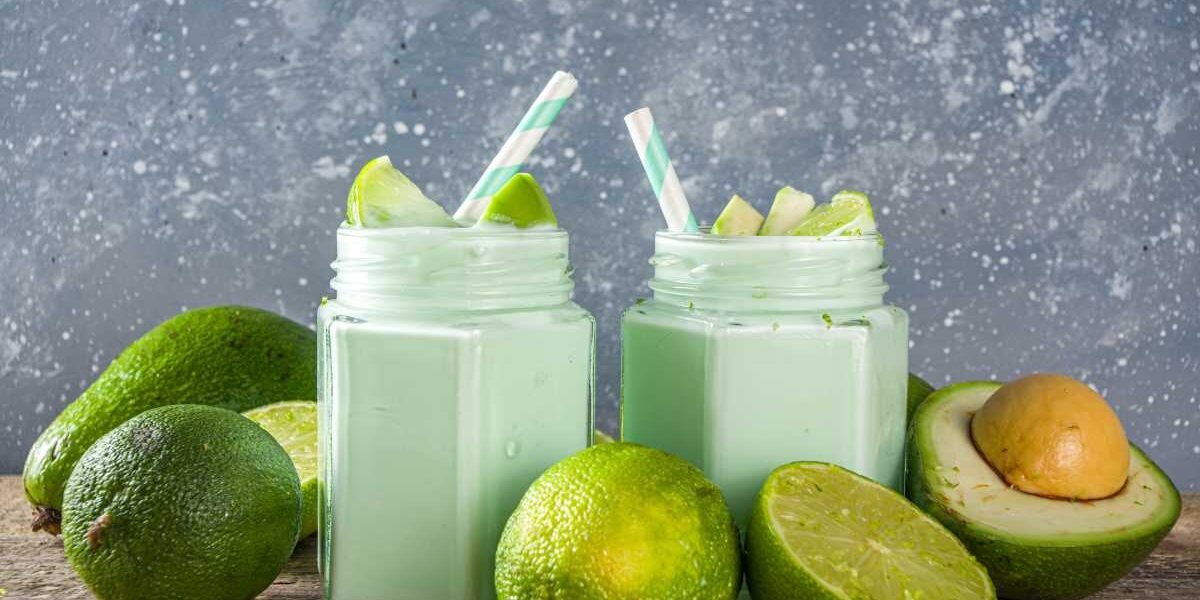 Batida de Abacate com Limão