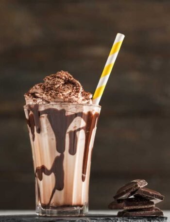 Milk-shake de Chocolate com Sorvete