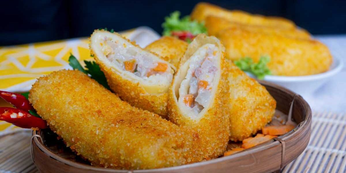 Risoles de presunto e queijo