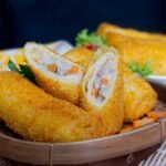 Risoles de presunto e queijo