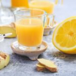 Suco de Laranja com Cenoura e Gengibre