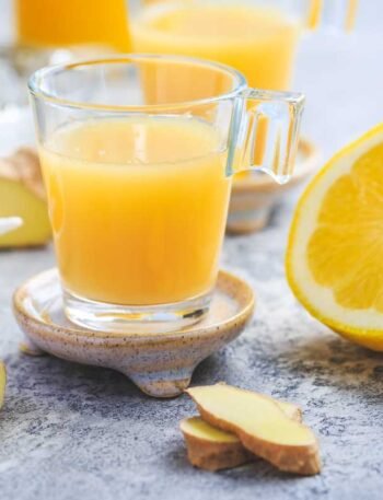 Suco de Laranja com Cenoura e Gengibre