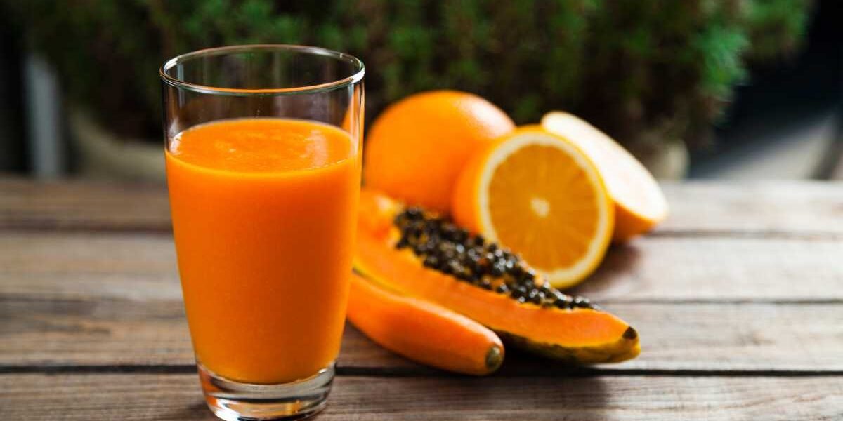 Vitamina de Mamão com Laranja: