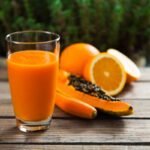 Vitamina de Mamão com Laranja: