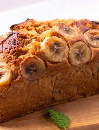 Bolo Fit de Banana com Maçã