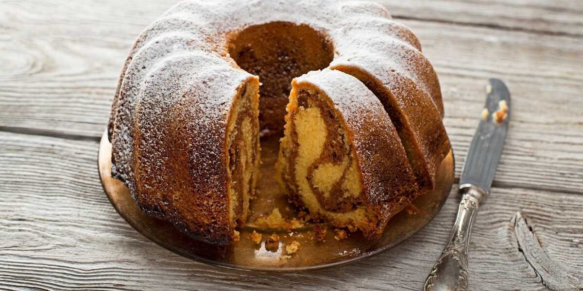 Bolo Mármore para o Café da Tarde