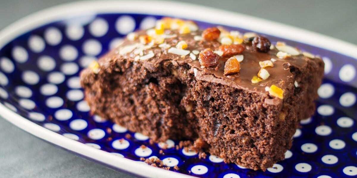 Bolo de Cacau Fit com Aveia