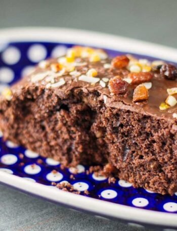 Bolo de Cacau Fit com Aveia