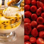 Morango do amor com recheio de musse