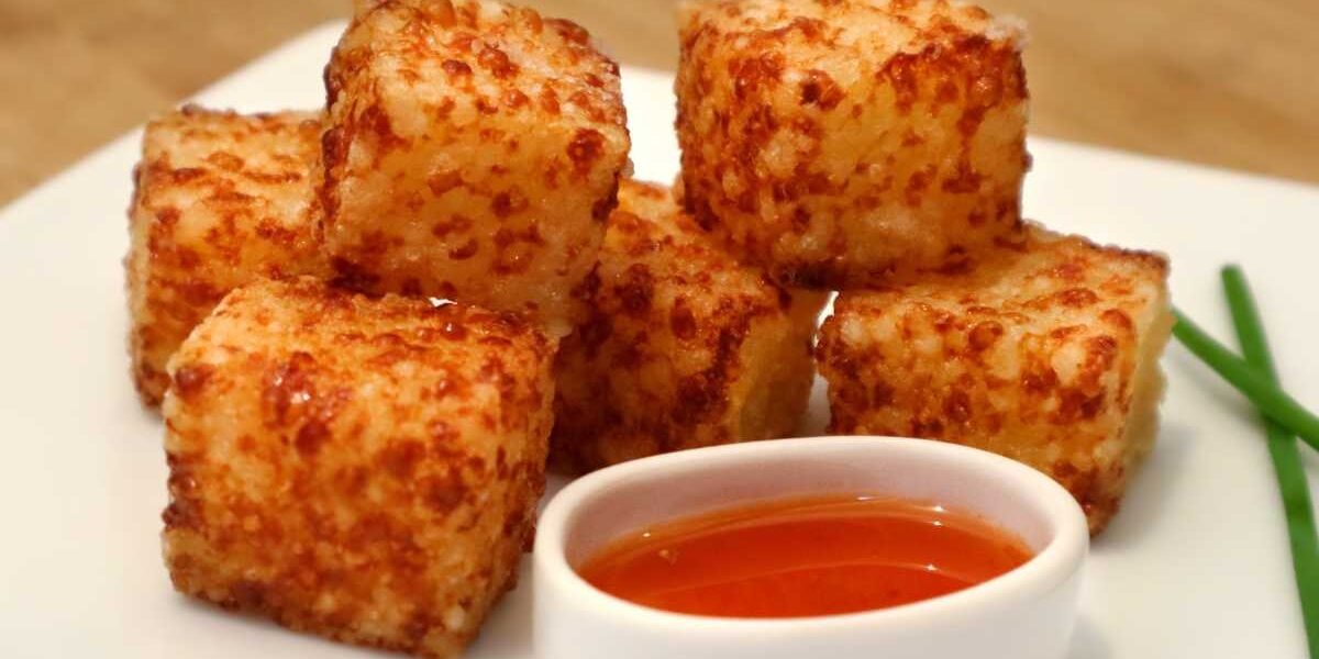 Palitos de tapioca na airfryer