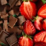 Pavê de morango com chocolate