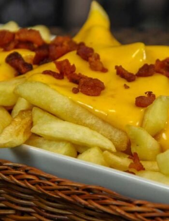 Porção de Batata Frita com Cheddar