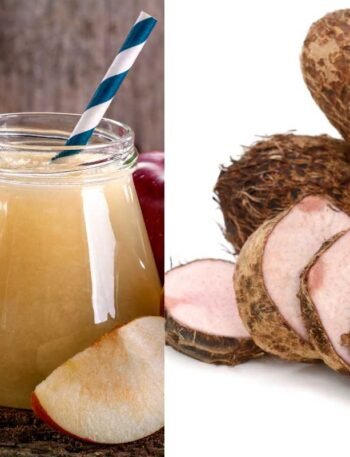 Suco de Inhame com Maçã
