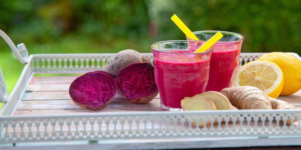 Suco de beterraba com limão