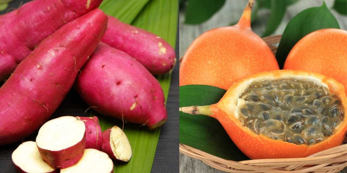 Suco de Batata Doce com Maracujá